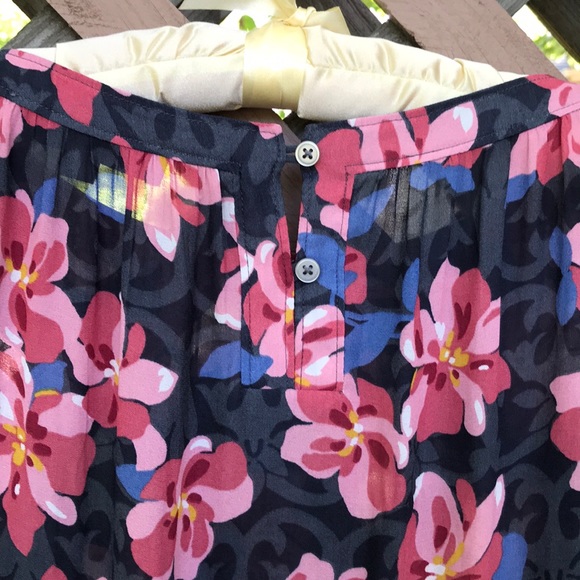 LOFT FLORAL BLOUSE - Picture 6 of 7